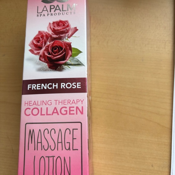 La Palm French Rose Healing Therapy Collagen Massage Lotion - Picture 4 of 4
